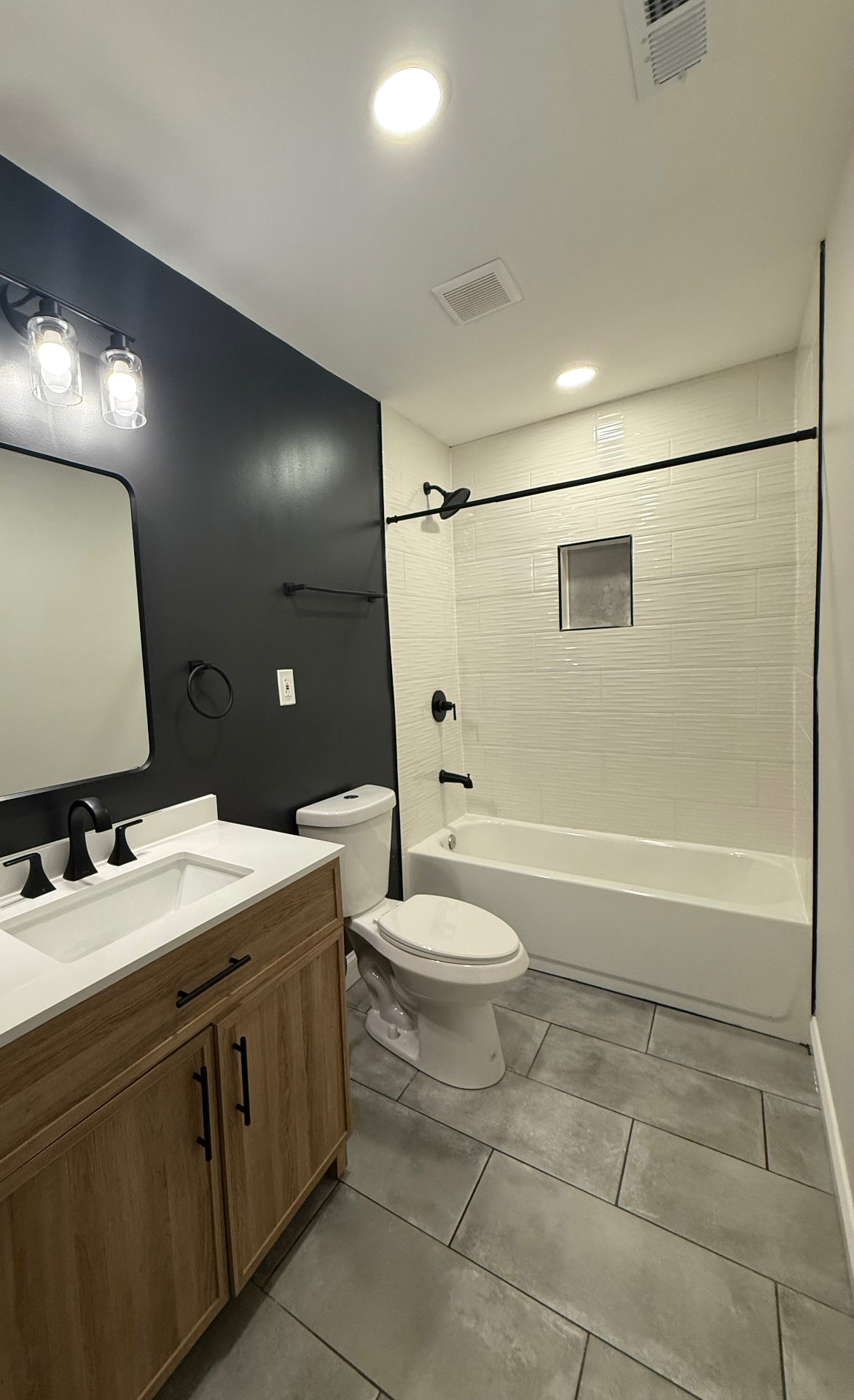 Renovated bathrooms